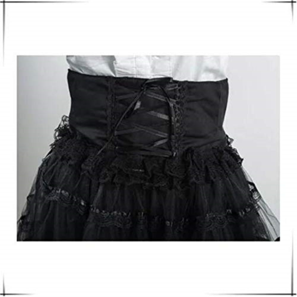 CORSAGE LACETS TUTU DENTELLE SERRE TAILLE