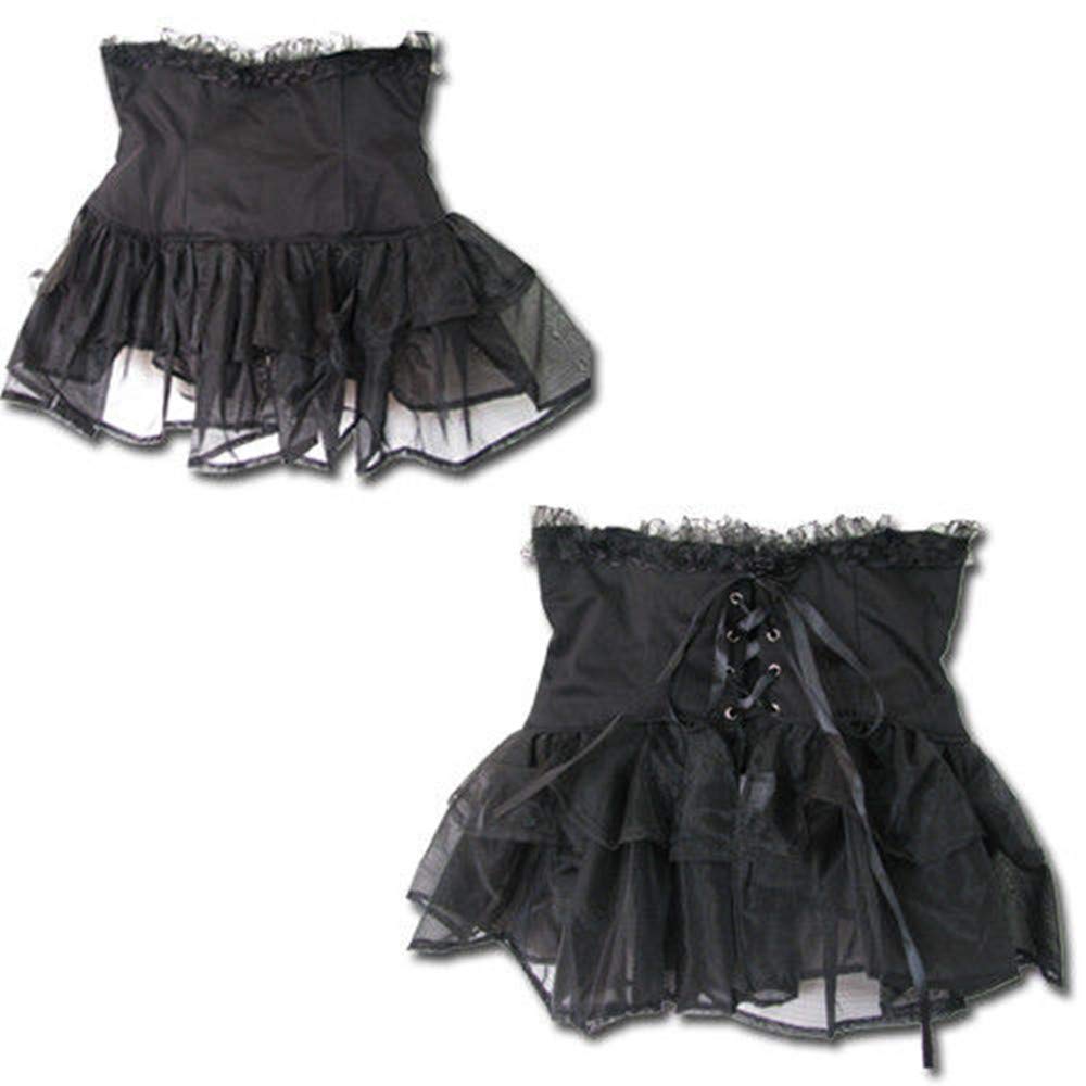 CORSAGE LACETS TUTU DENTELLE SERRE TAILLE