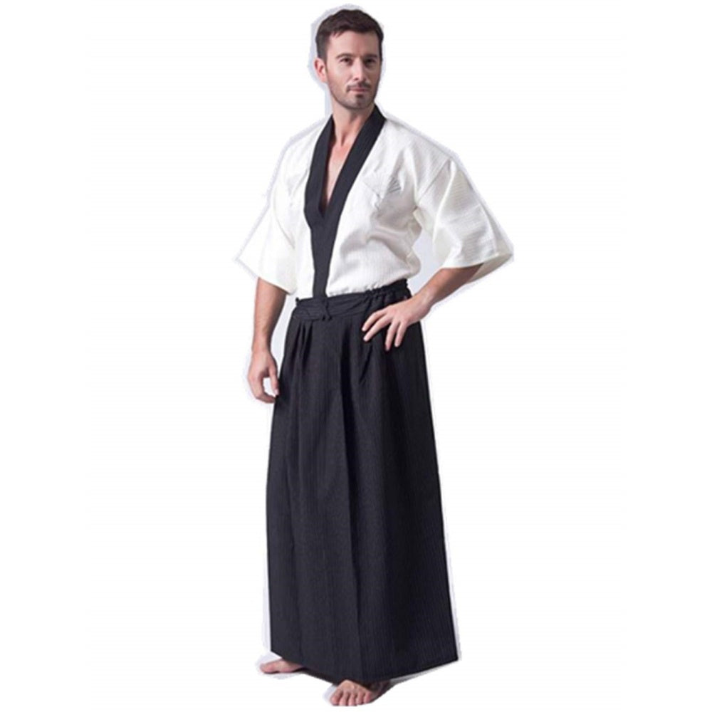 ENSEMBLE KIMONO LONG TRADITIONEL BLANC