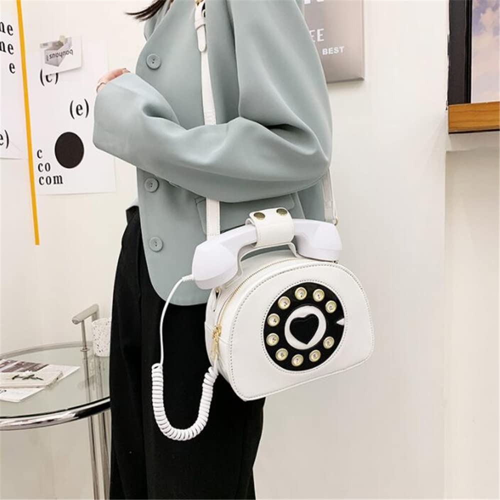 SAC BANDOULIERE VRAI PHONE BLANC