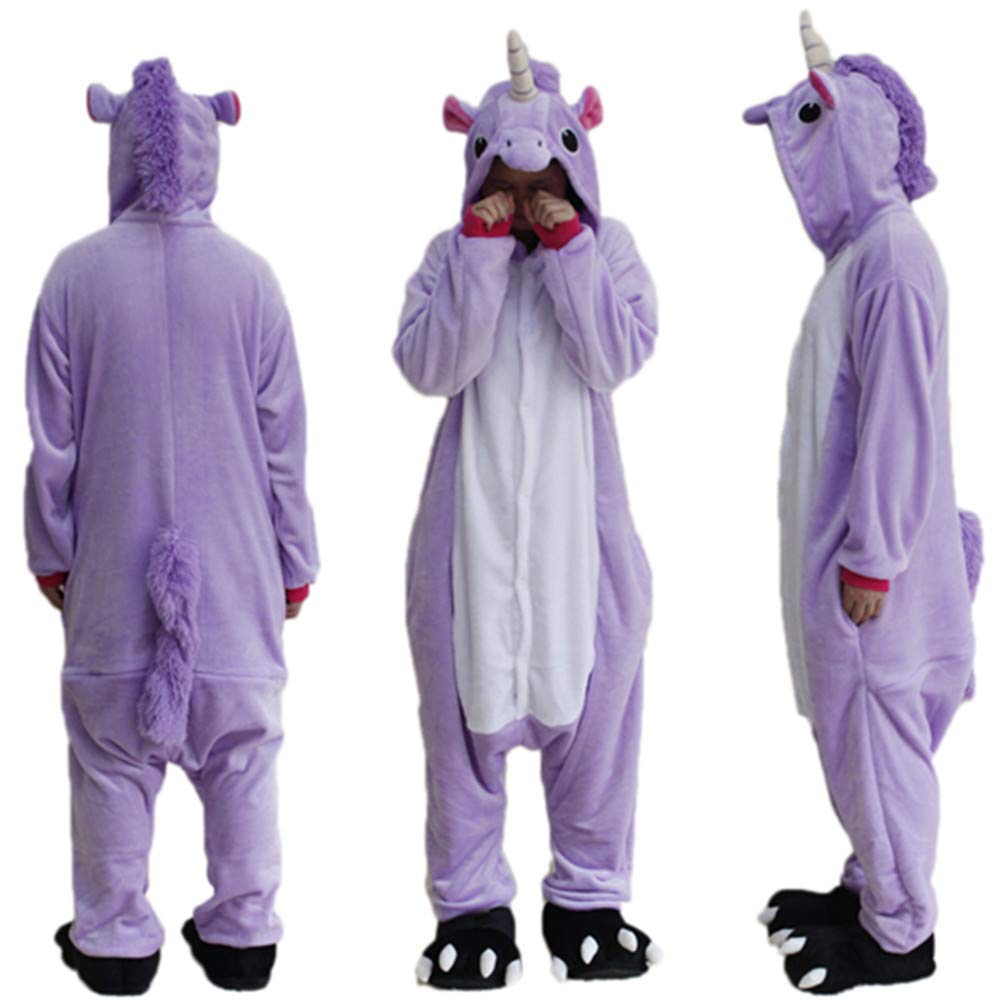 KIGURUMI PYJAMA DEGUISEMENT LICORNE VIOLET