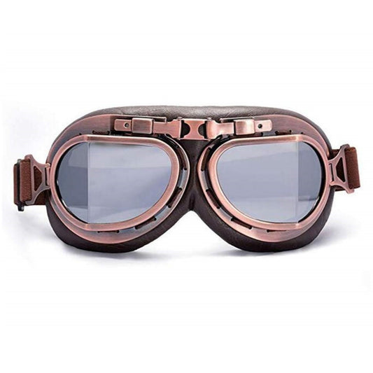 LUNETTES AVIATEUR PILOT MOTO VERRE ARGENTE