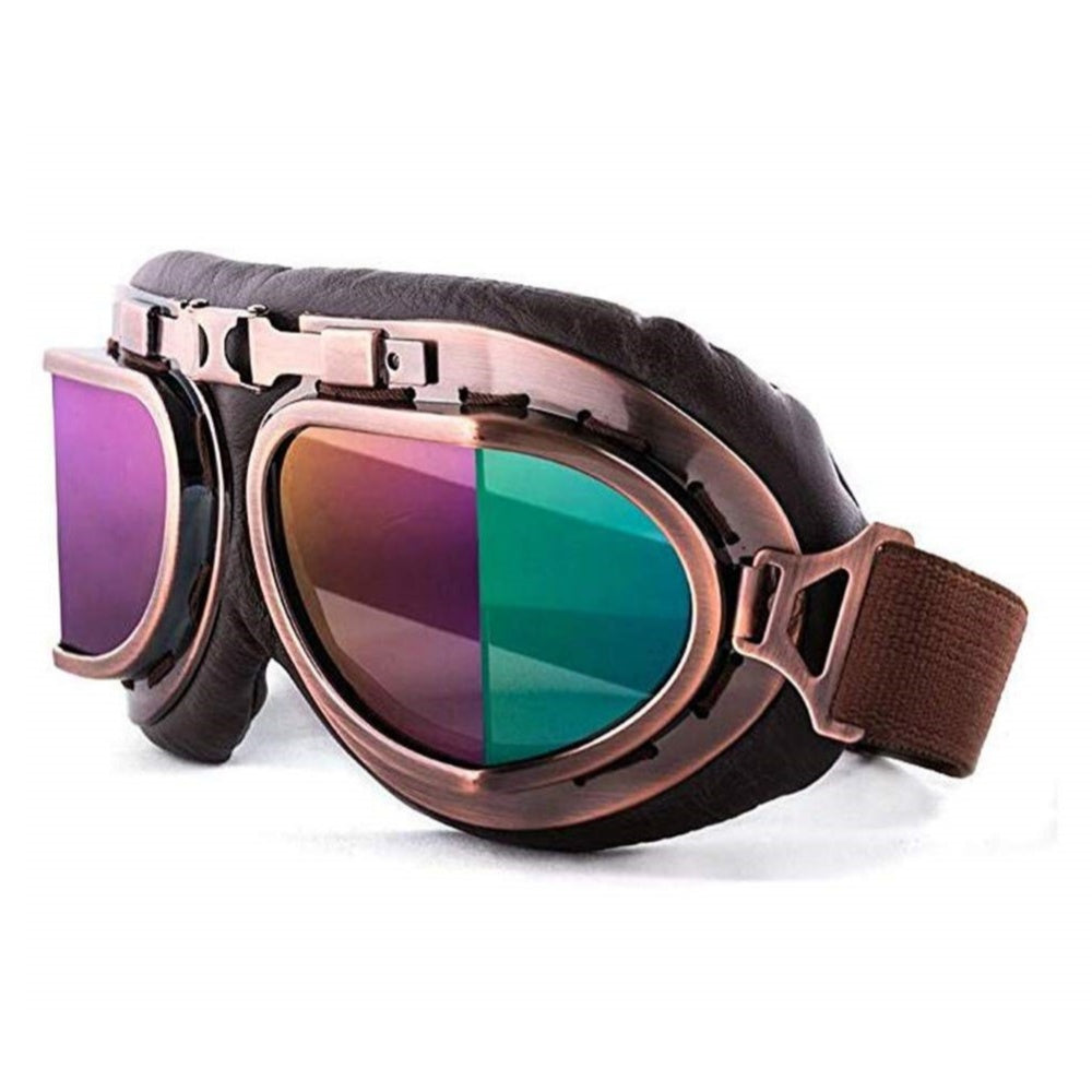 LUNETTES AVIATEUR PILOT MOTO VERRE MULTI COULEUR