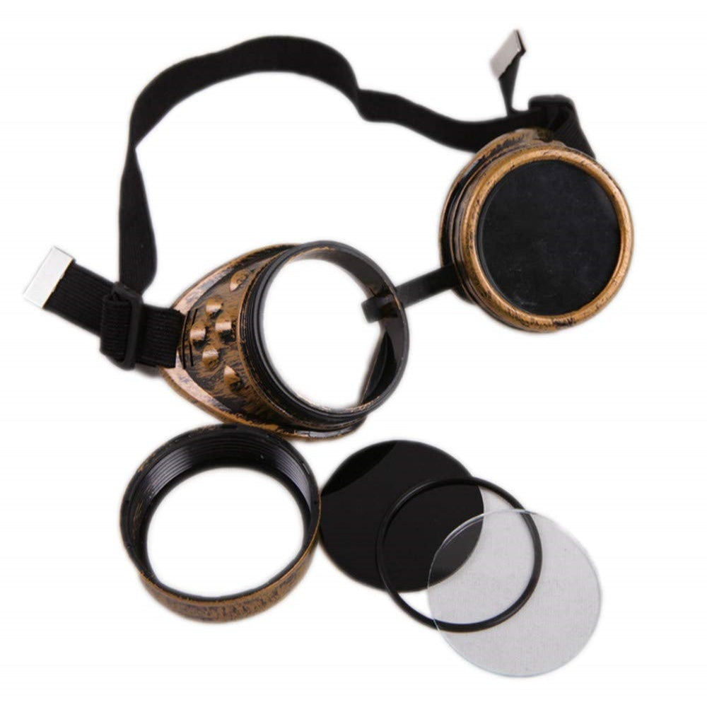 LUNETTES GOGGLES SOUDURE STEAMPUNK CYBER