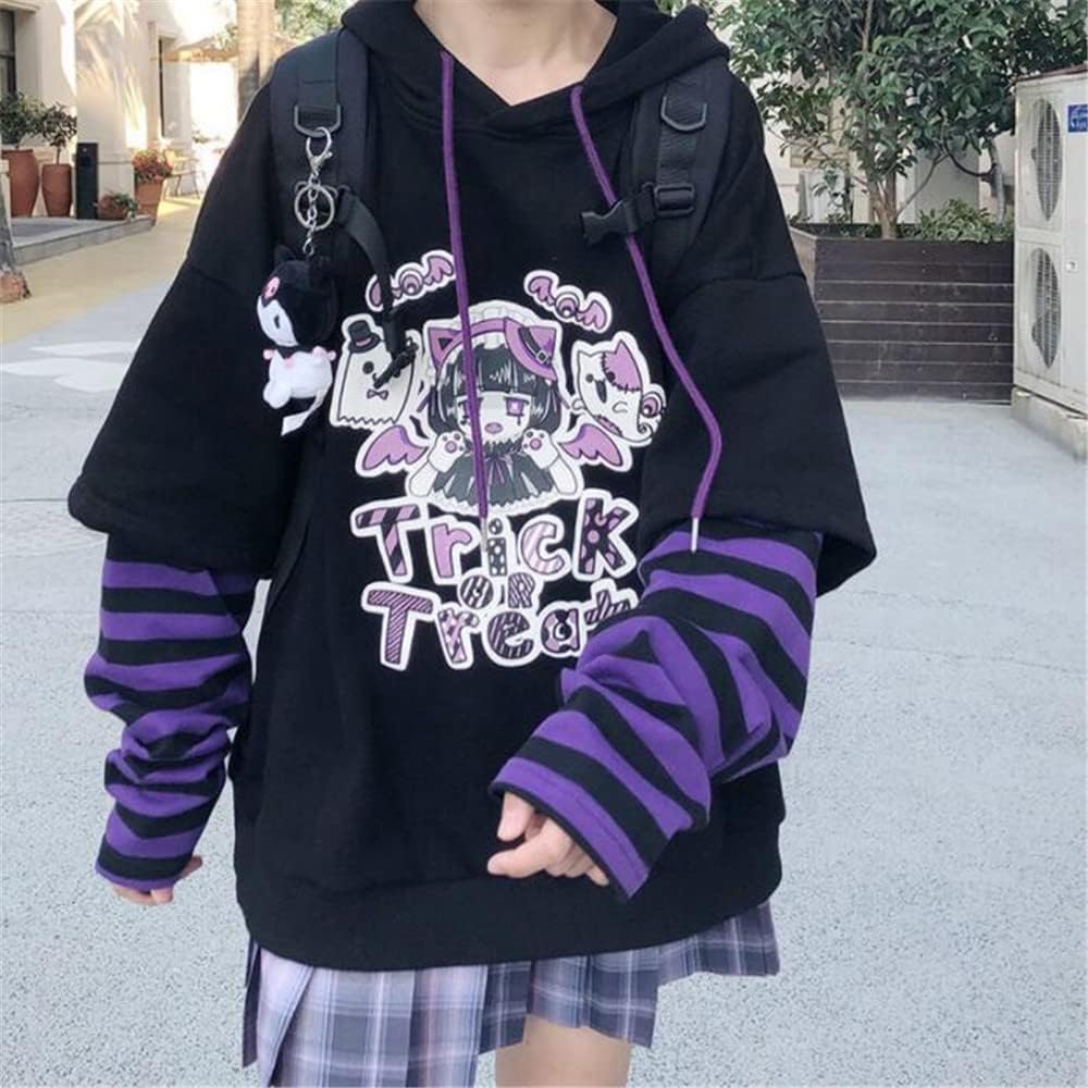 SWEAT A CAPUCHE POLAIRE NOIR JAPONAIS