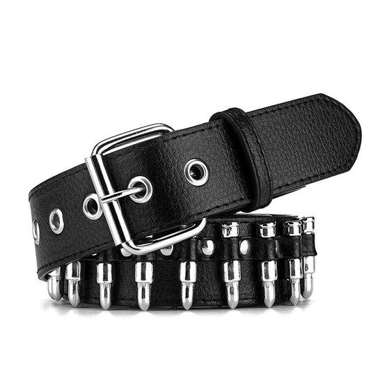 CEINTURE CLOUTE CLOUS BALLES GOTHIQUE