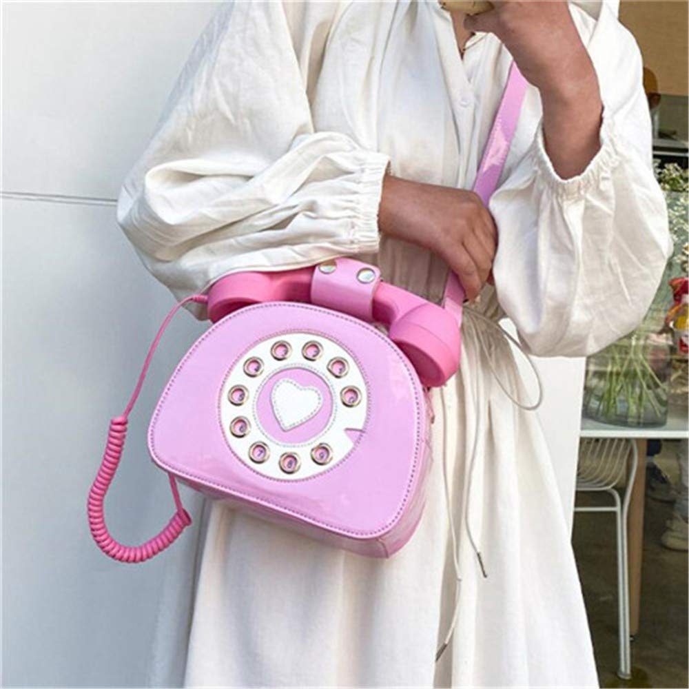 SAC BANDOULIERE VRAI PHONE ROSE