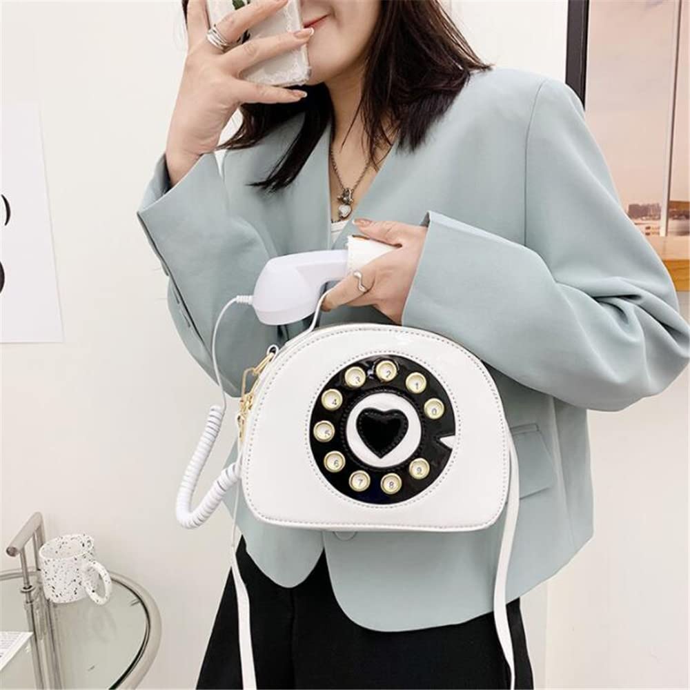 SAC BANDOULIERE VRAI PHONE BLANC