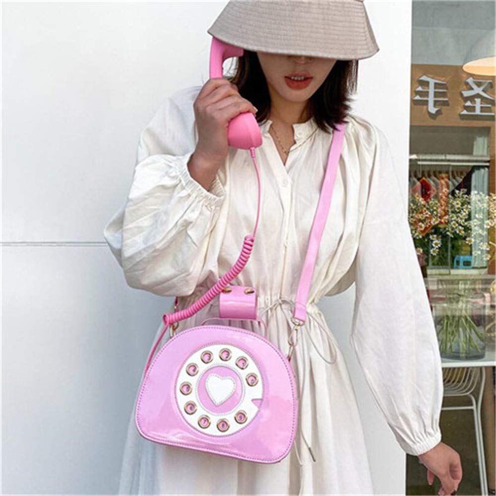 SAC BANDOULIERE VRAI PHONE ROSE