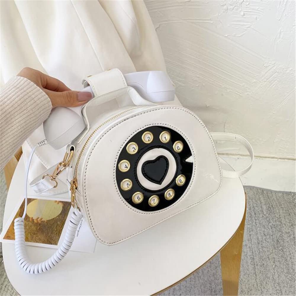 SAC BANDOULIERE VRAI PHONE BLANC