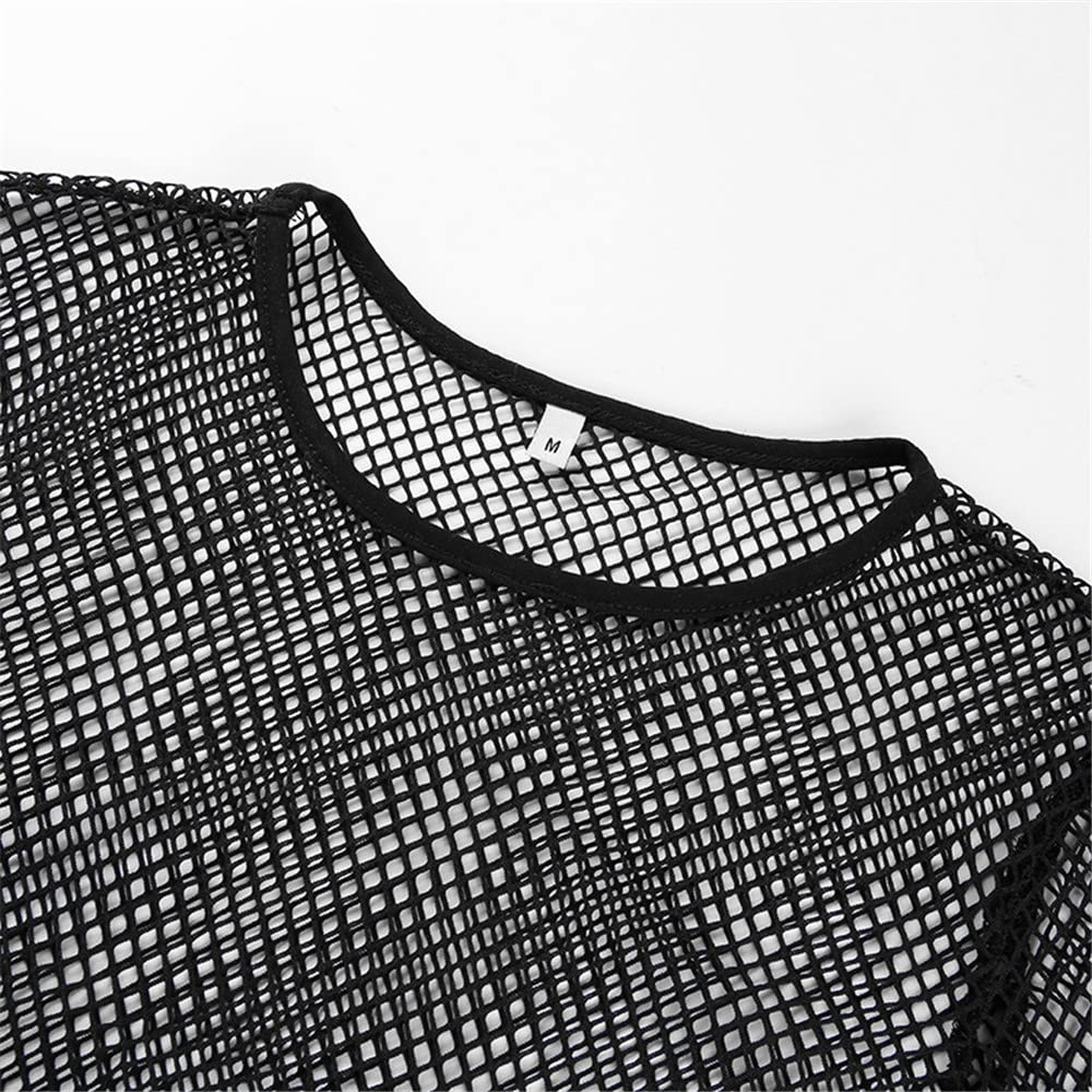 TOP RESILLE MOULANT SEXY SLIM NOIR MAILLE