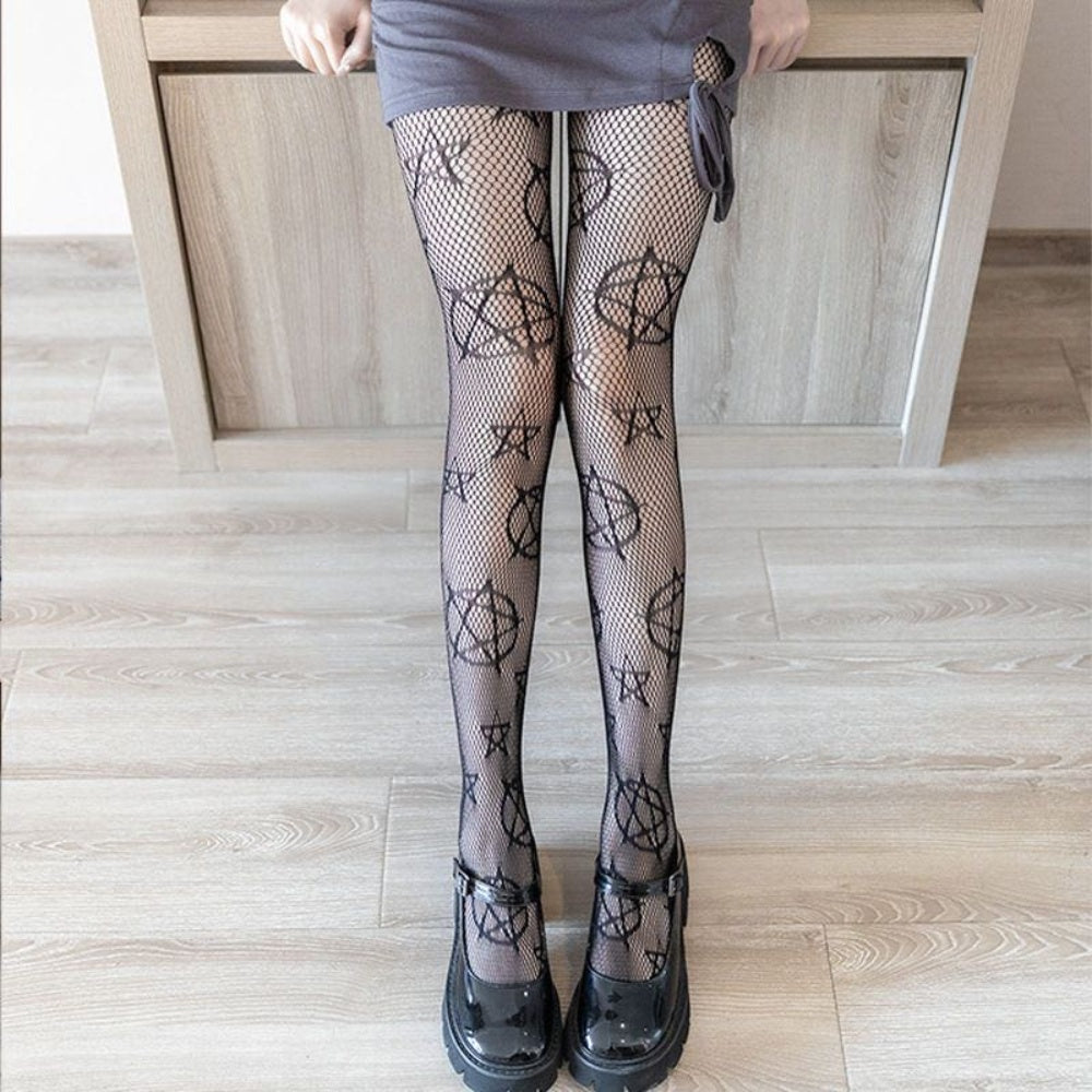 COLLANTS RESILLE ETOILES PENTAGRAMME