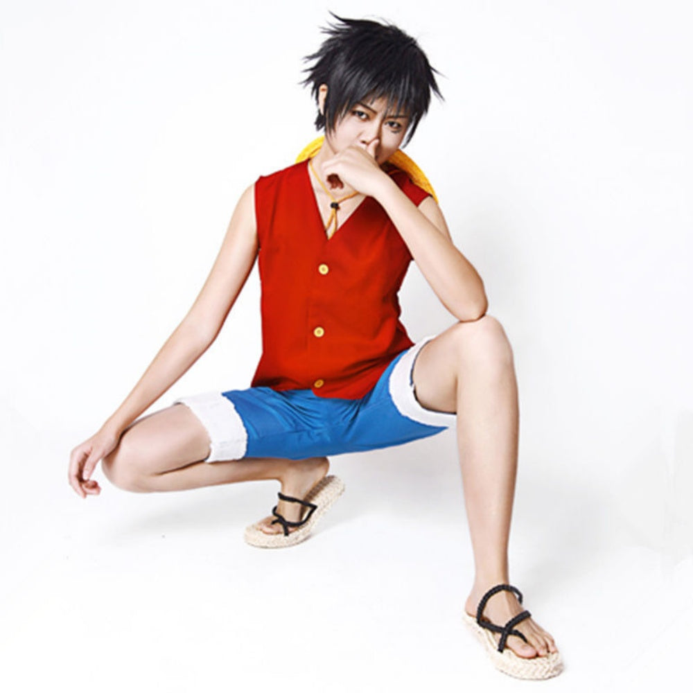 PERRUQUE COSPLAY NOIR LUFFY