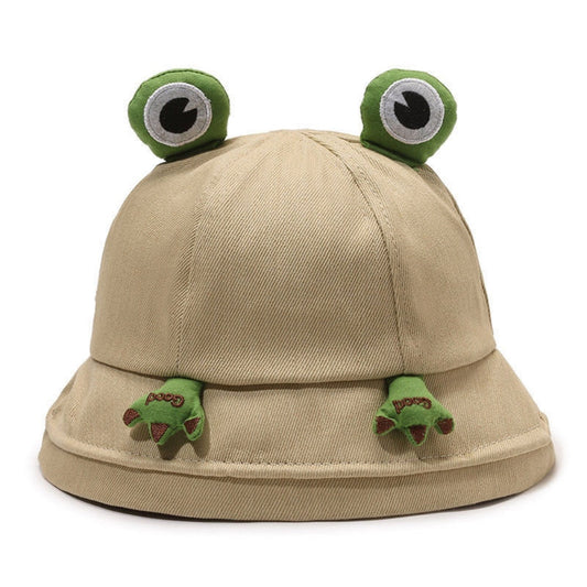 CHAPEAU GRENOUILLE MARRON PLIABLE