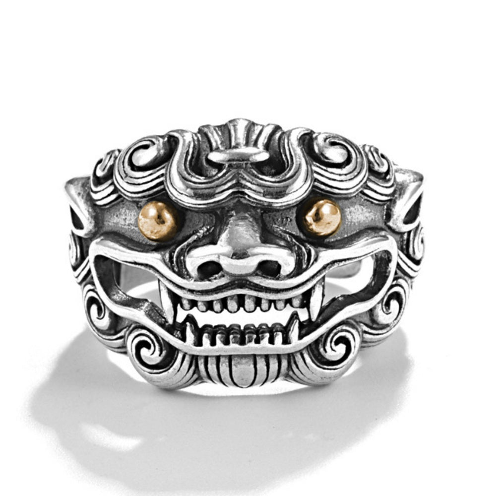 BAGUE TETE LION