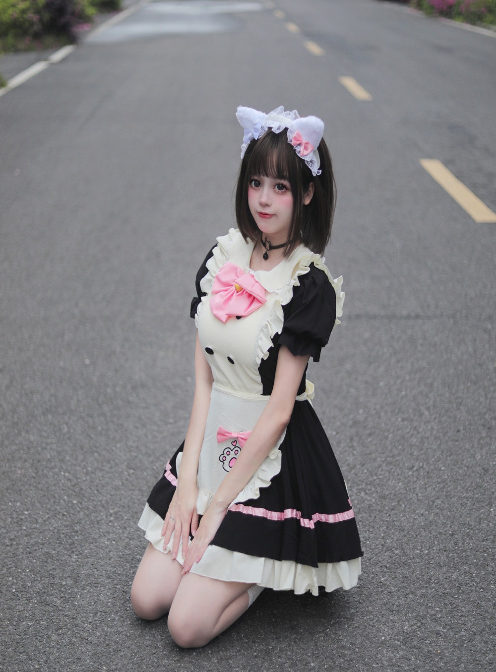 ROBE LOLITA MAID DEGUISEMENT SOUBRETTE SERVEUSE