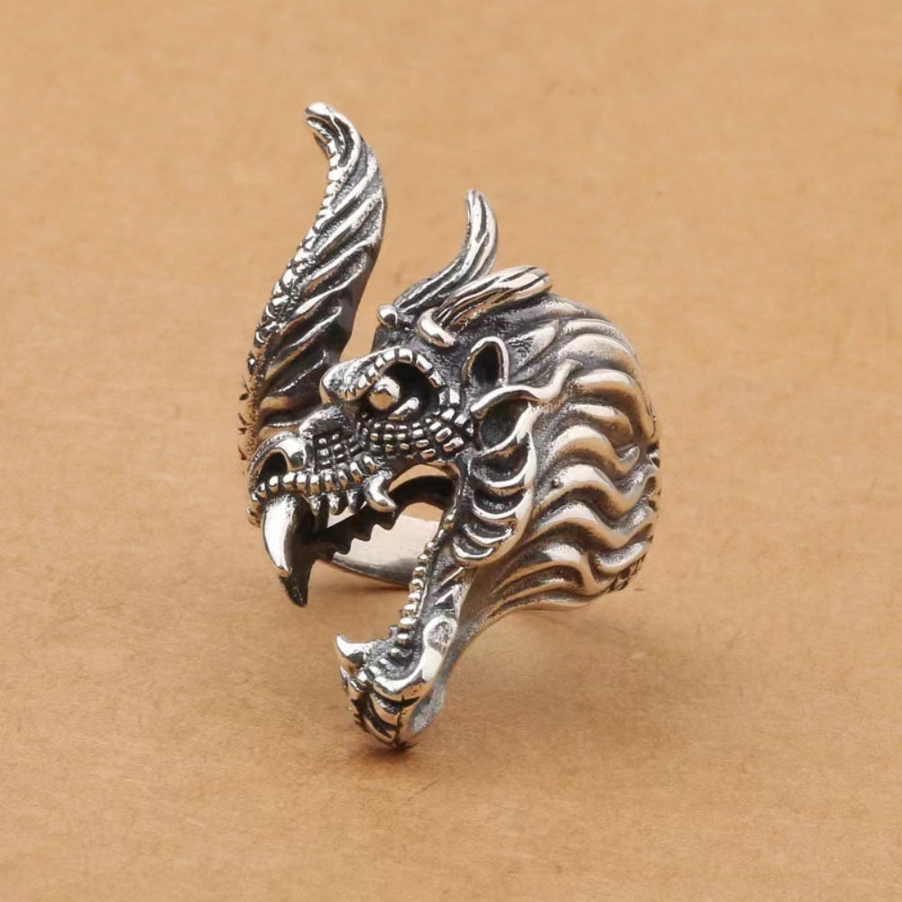 JOLIE GROSSE BAGUE DRAGON