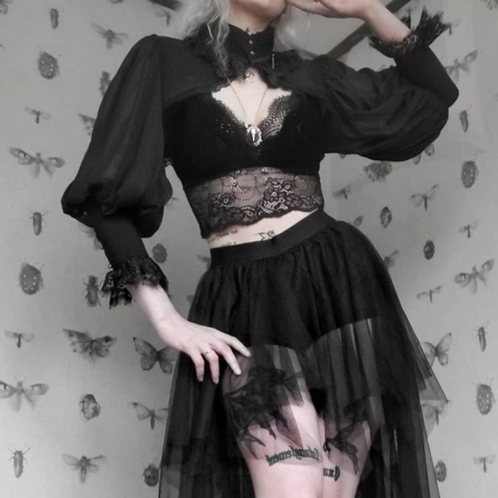 BOLERO MANCHES LONGUES DENTELLE