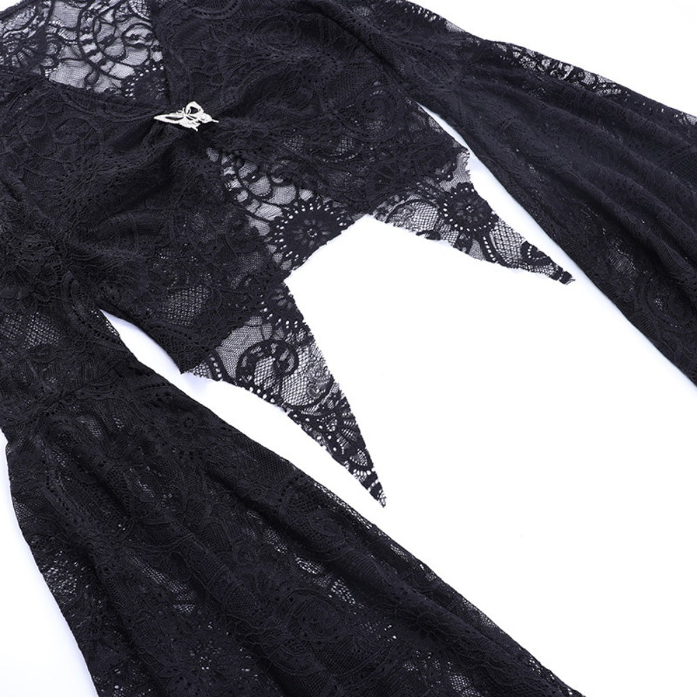 BOLERO RESILLE MANCHES LONGUES DENTELLE