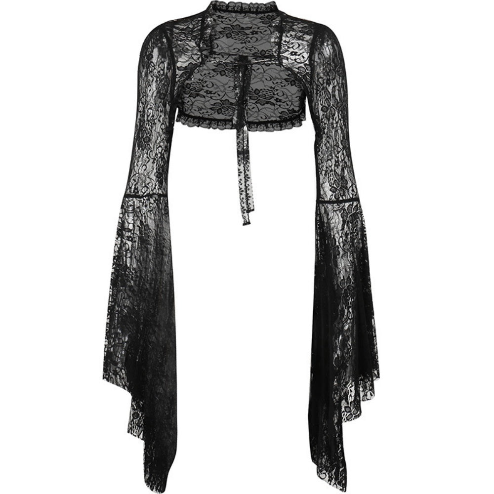 BOLERO RESILLE MANCHES LONGUES DENTELLE