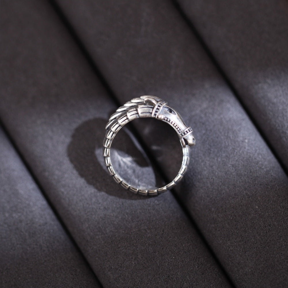 BAGUE CHEVAL DRAGON