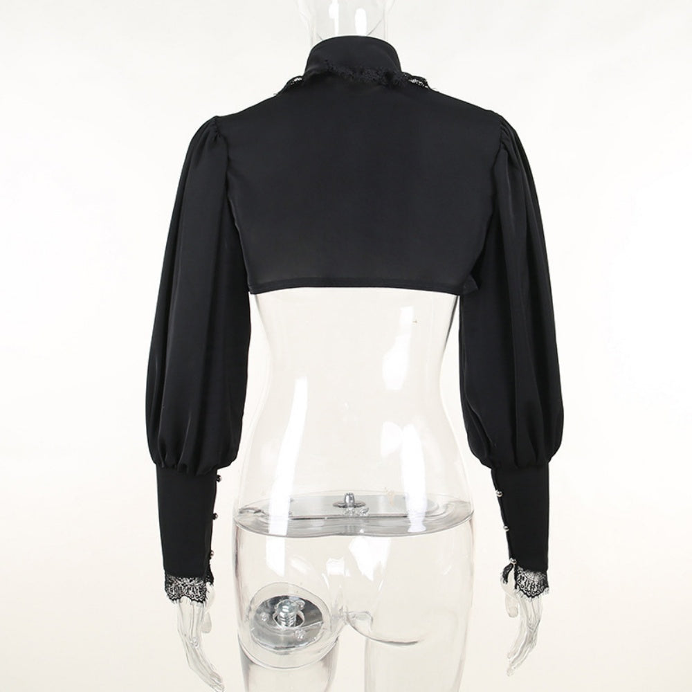 BOLERO MANCHES LONGUES DENTELLE