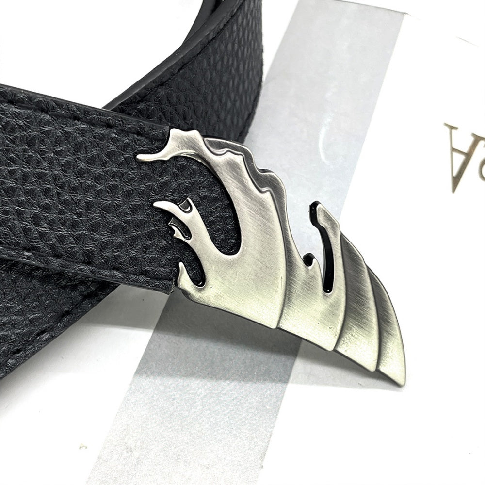 CEINTURE BOUCLE CORNE ENLACE SERPENT