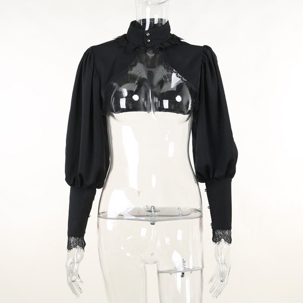 BOLERO MANCHES LONGUES DENTELLE