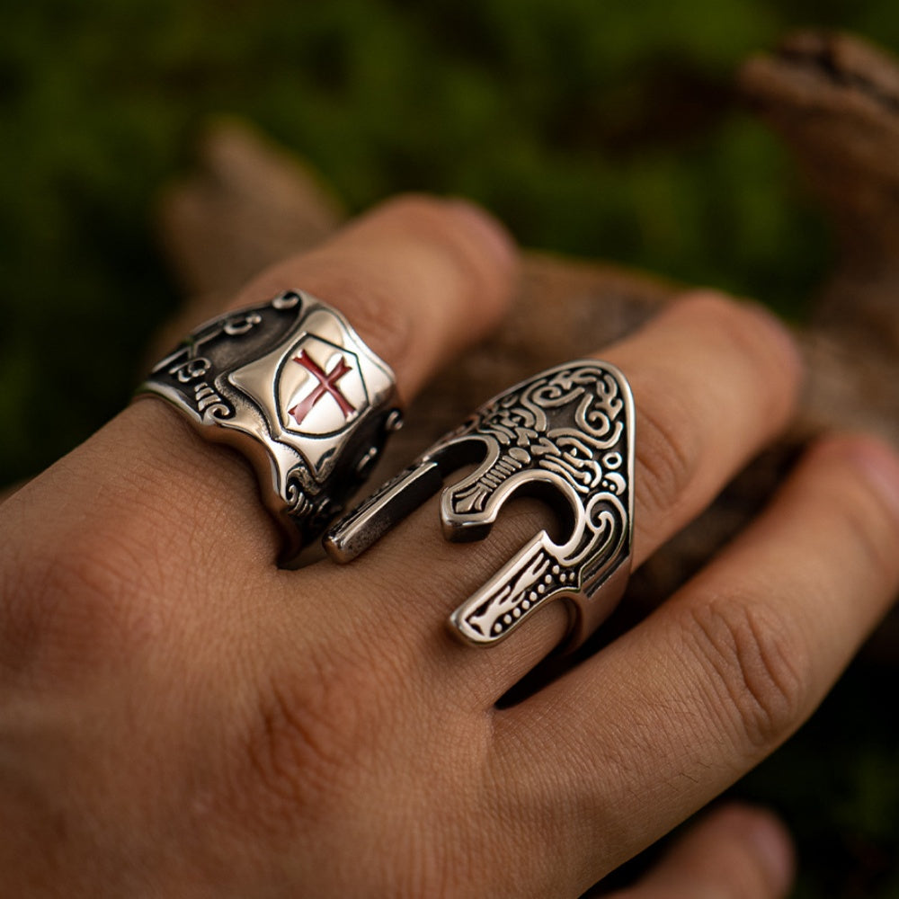 BAGUE CASQUE GUERRIER SPARTIATE