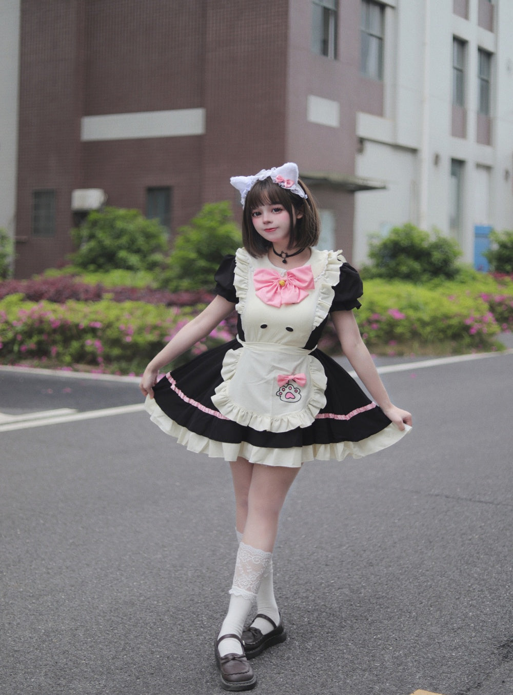 ROBE LOLITA MAID DEGUISEMENT SOUBRETTE SERVEUSE