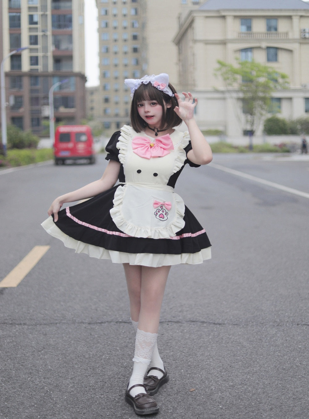 ROBE LOLITA MAID DEGUISEMENT SOUBRETTE SERVEUSE
