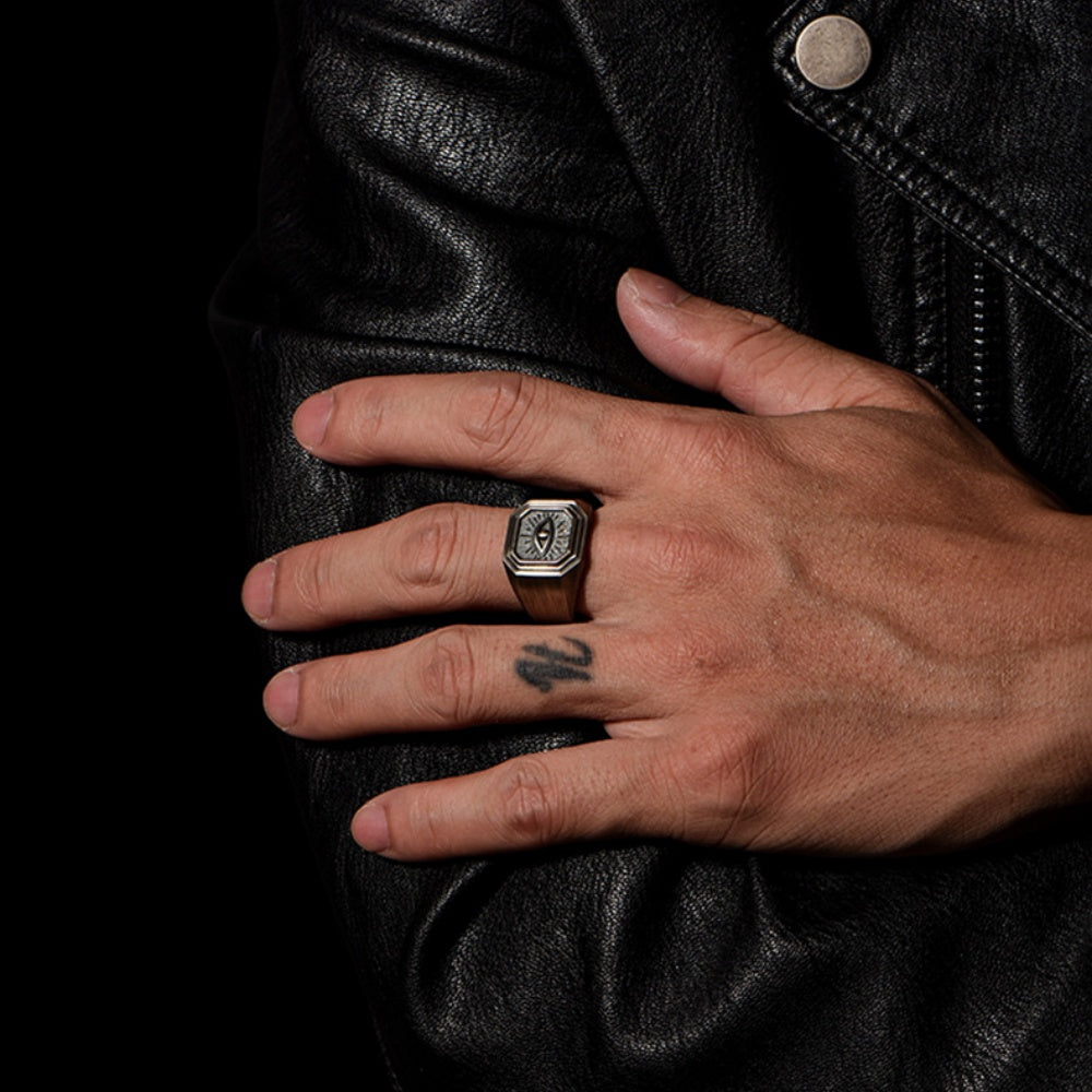 BAGUE DIABLE ACIER