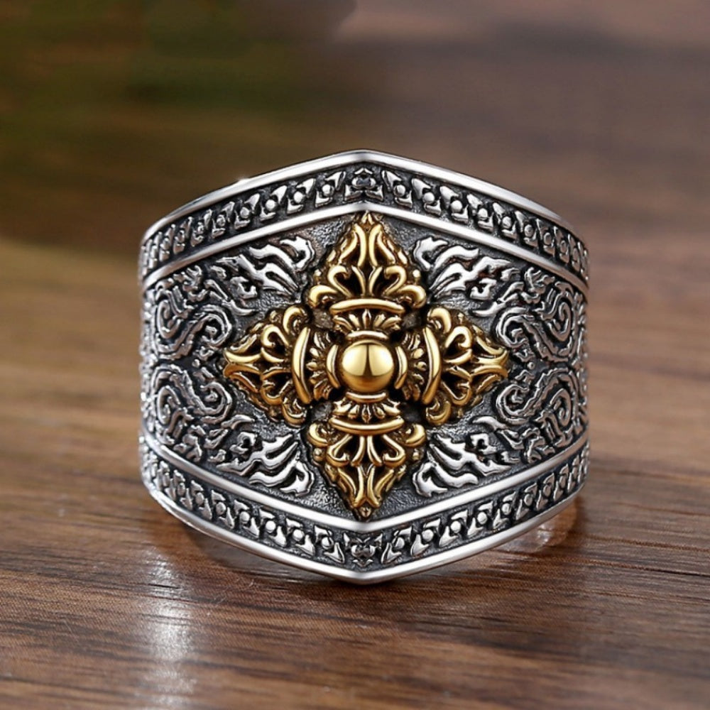 BAGUE VAJRA ACIER