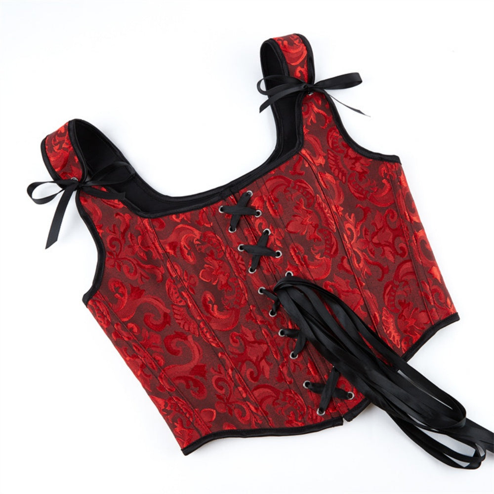 CORSET A BRETELLE ROUGE