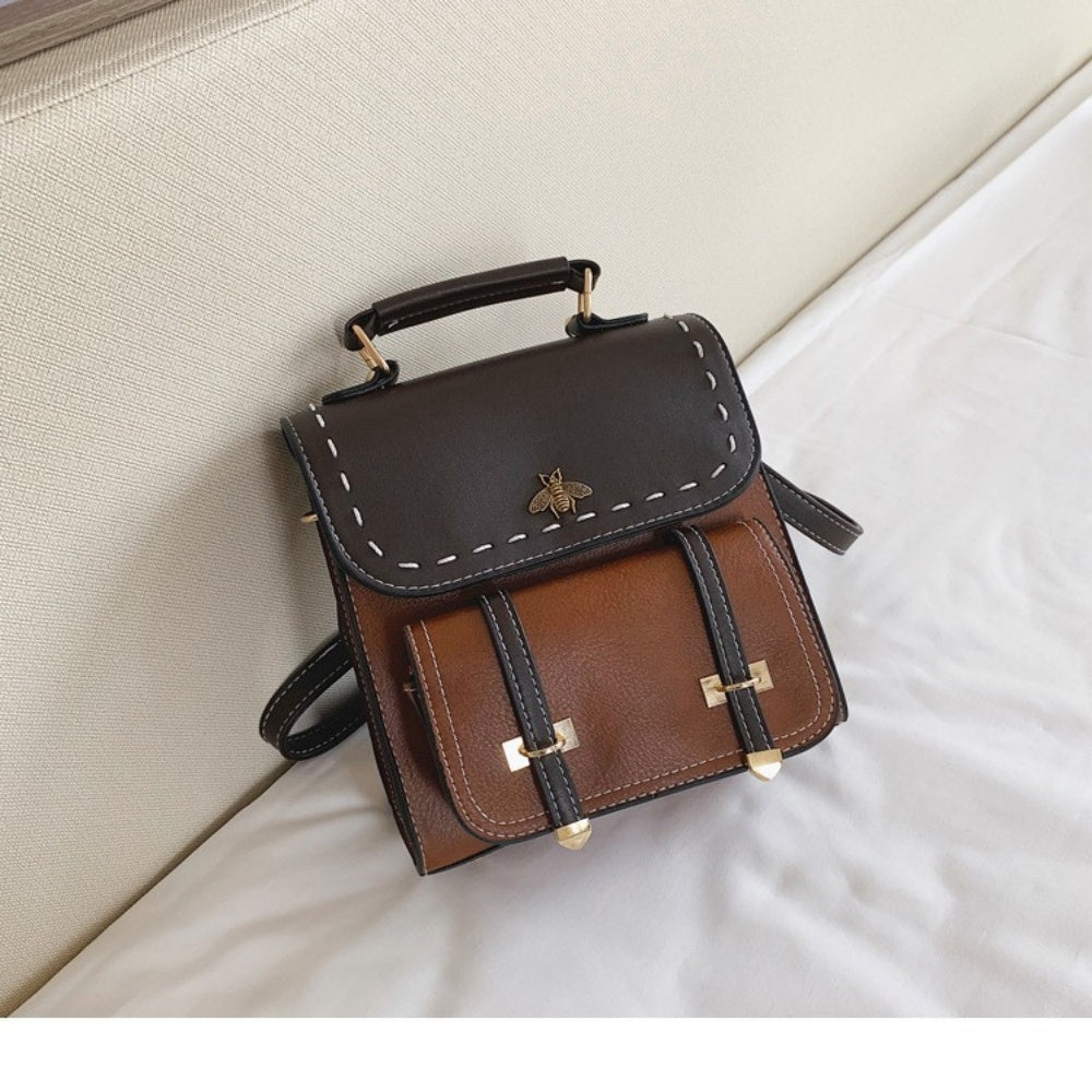 PETIT SAC BANDOULIERE RETRO MARRON