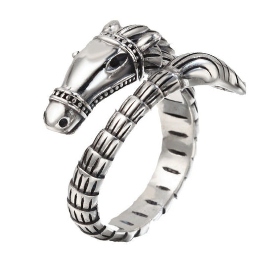 BAGUE CHEVAL DRAGON
