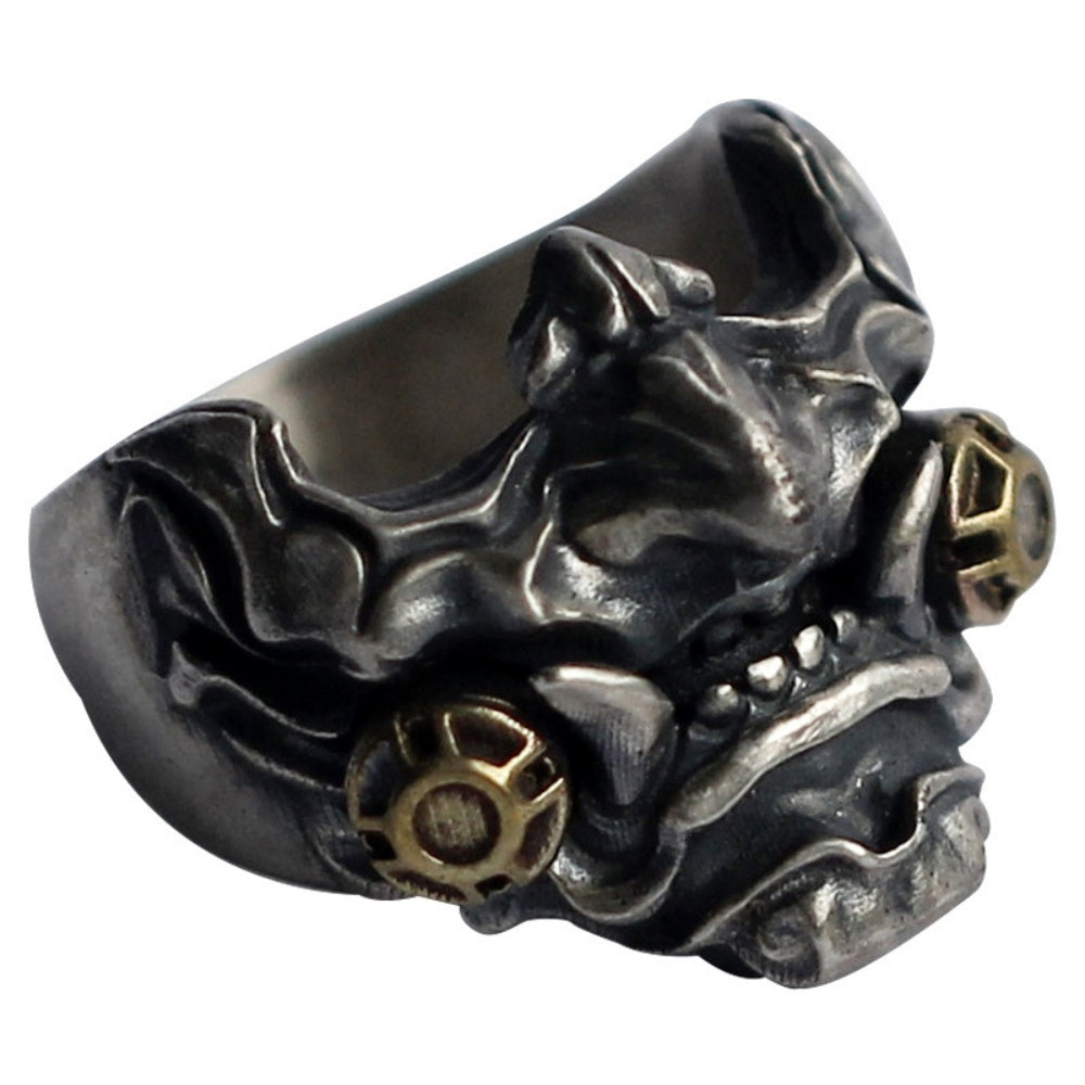 BAGUE UNI STEAMPUNK EN CUIVRE