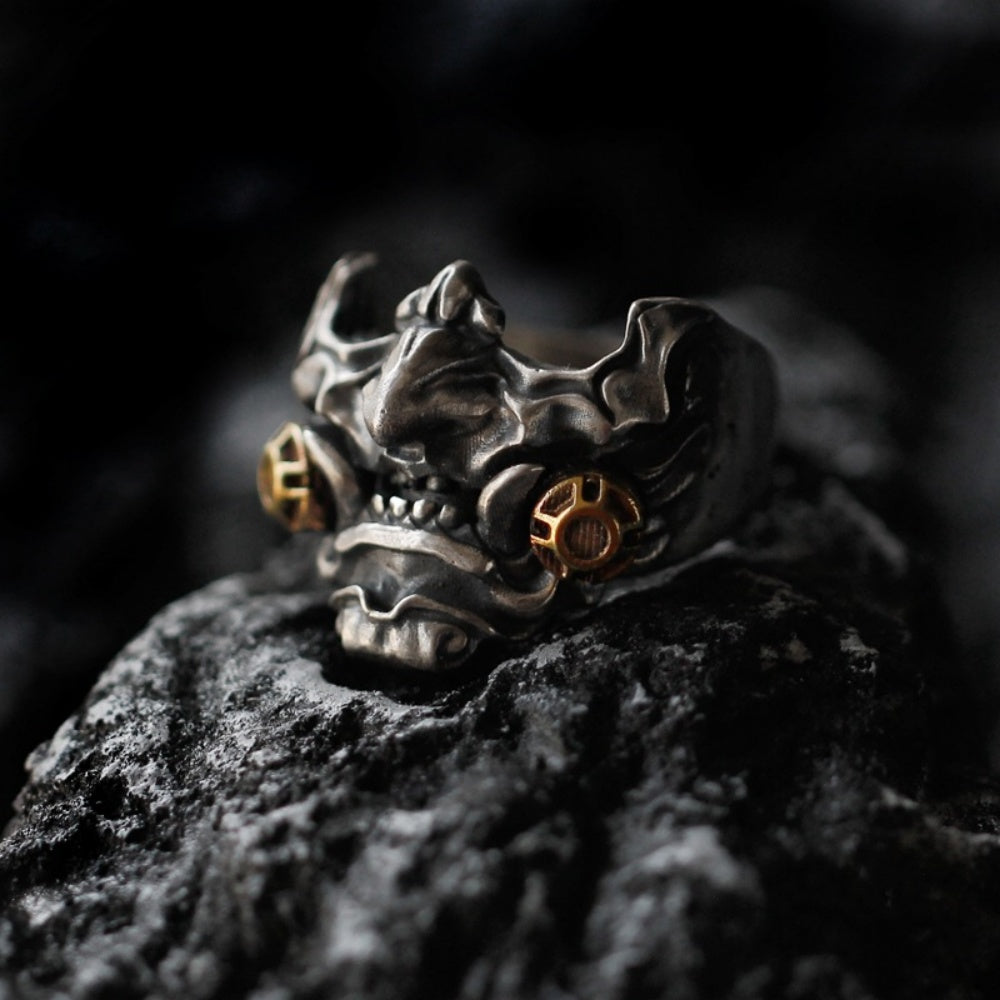 BAGUE UNI STEAMPUNK EN CUIVRE