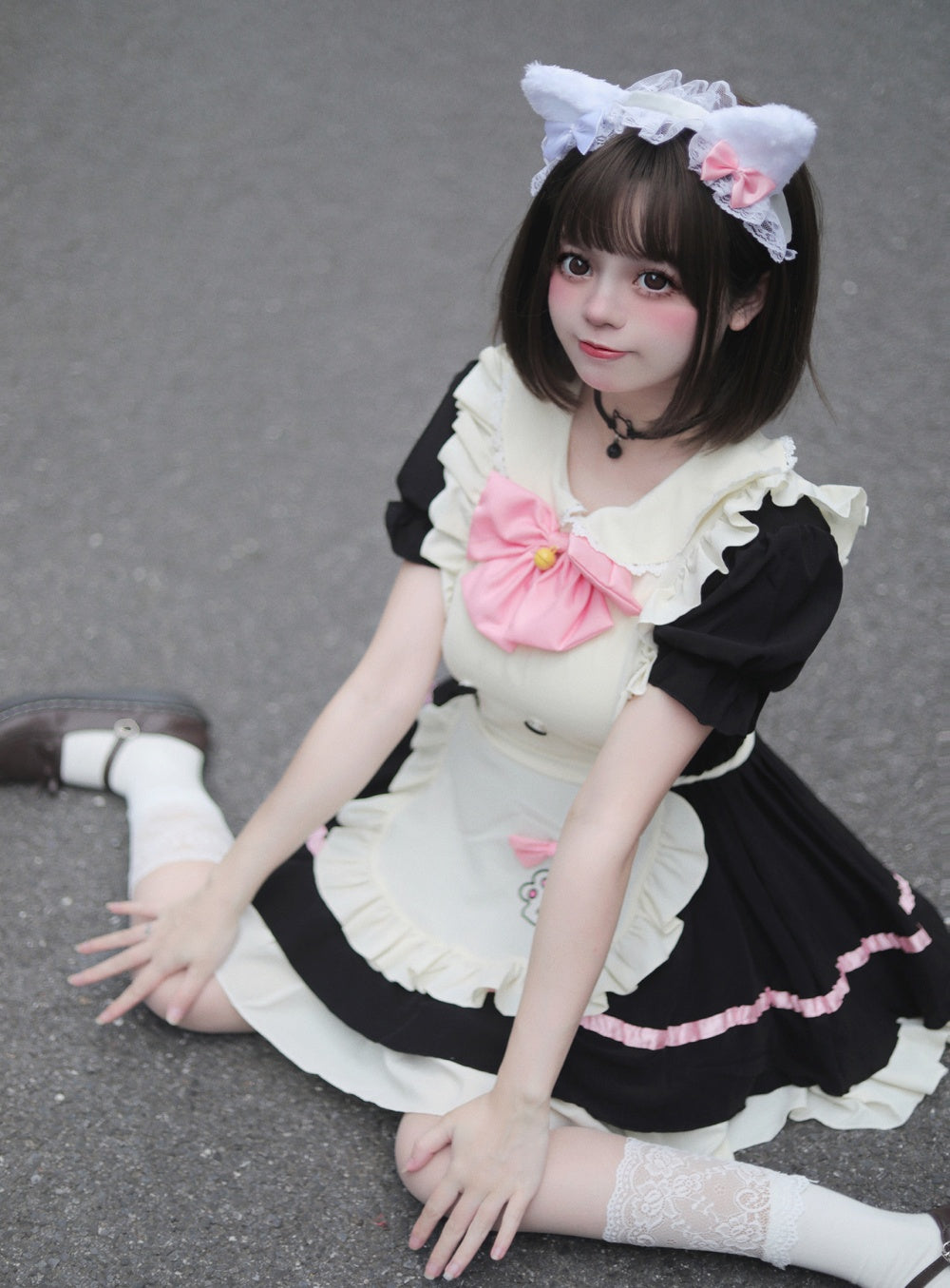 ROBE LOLITA MAID DEGUISEMENT SOUBRETTE SERVEUSE