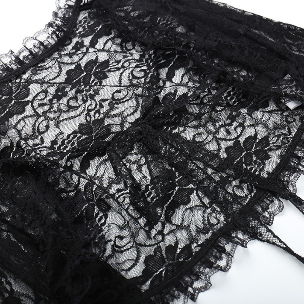 BOLERO RESILLE MANCHES LONGUES DENTELLE