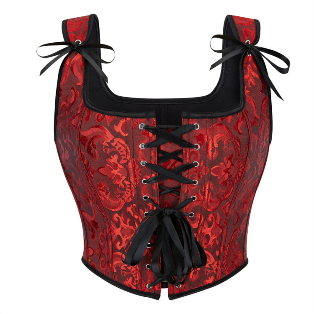 CORSET A BRETELLE ROUGE