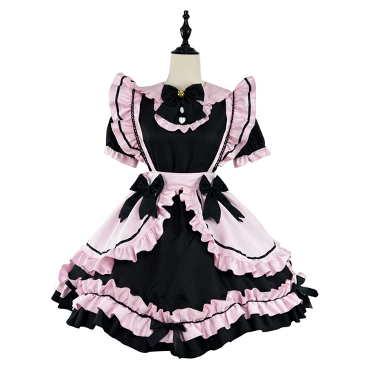 ROBE LOLITA MAID CHAT DEGUISEMENT SOUBRETTE SERVEUSE