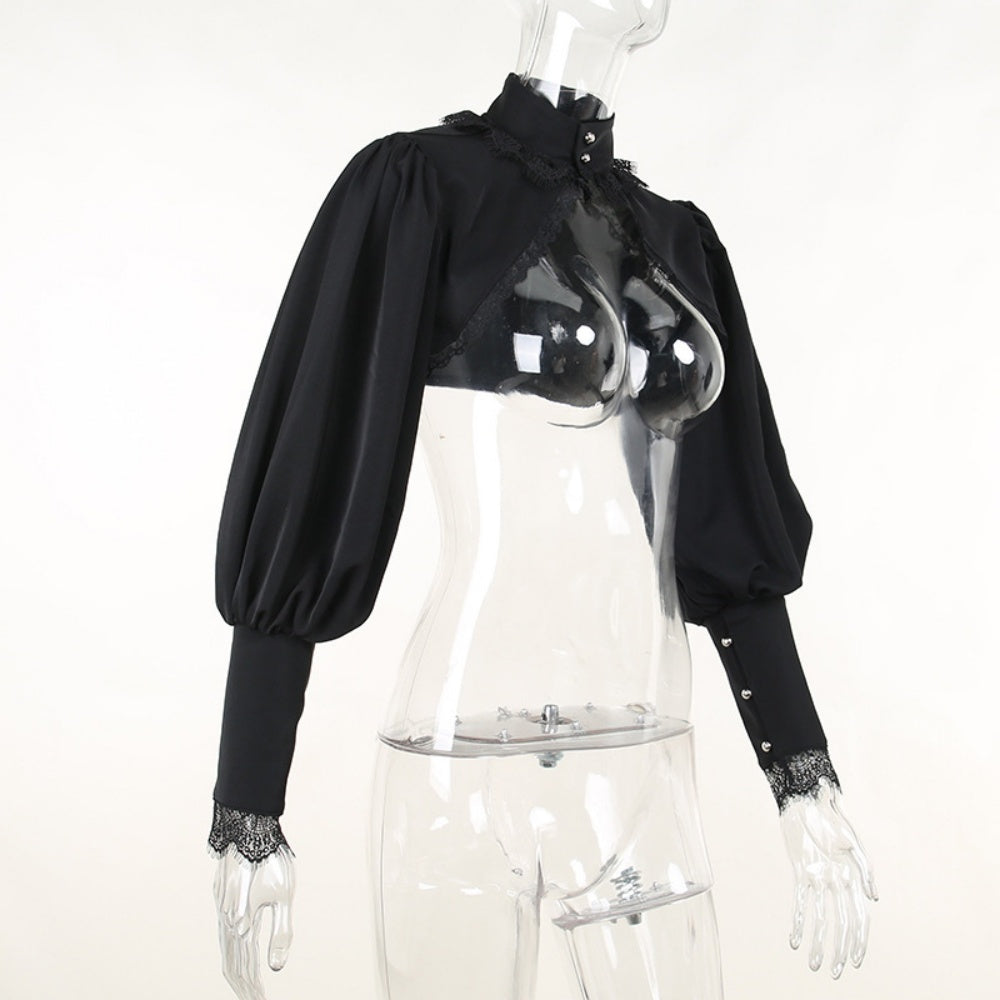 BOLERO MANCHES LONGUES DENTELLE