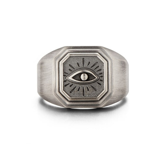 BAGUE DIABLE ACIER