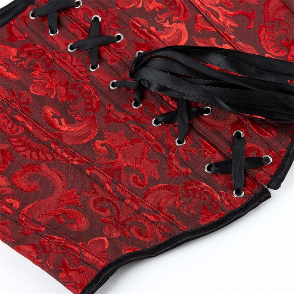 CORSET A BRETELLE ROUGE