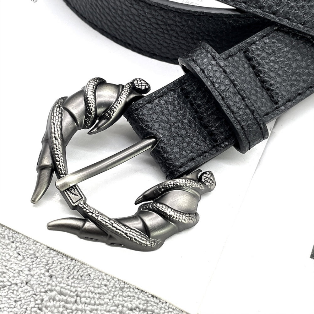 CEINTURE BOUCLE CORNE ENLACE SERPENT