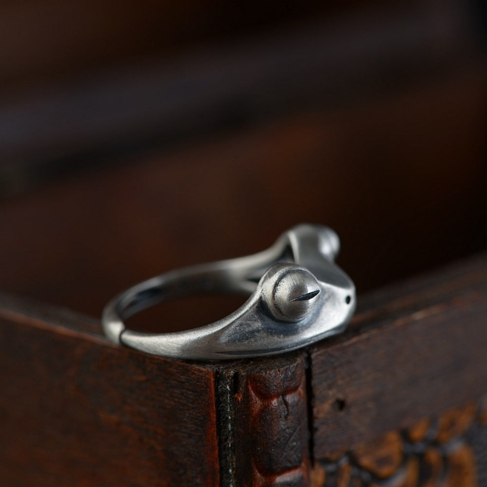 JOLIE BAGUE GRENOUILLE