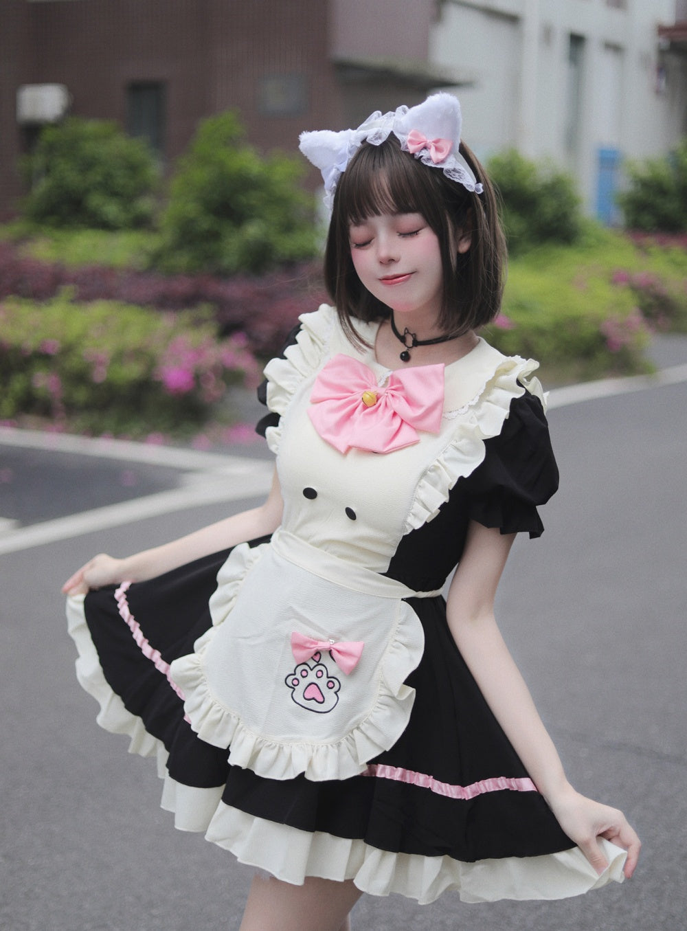 ROBE LOLITA MAID DEGUISEMENT SOUBRETTE SERVEUSE