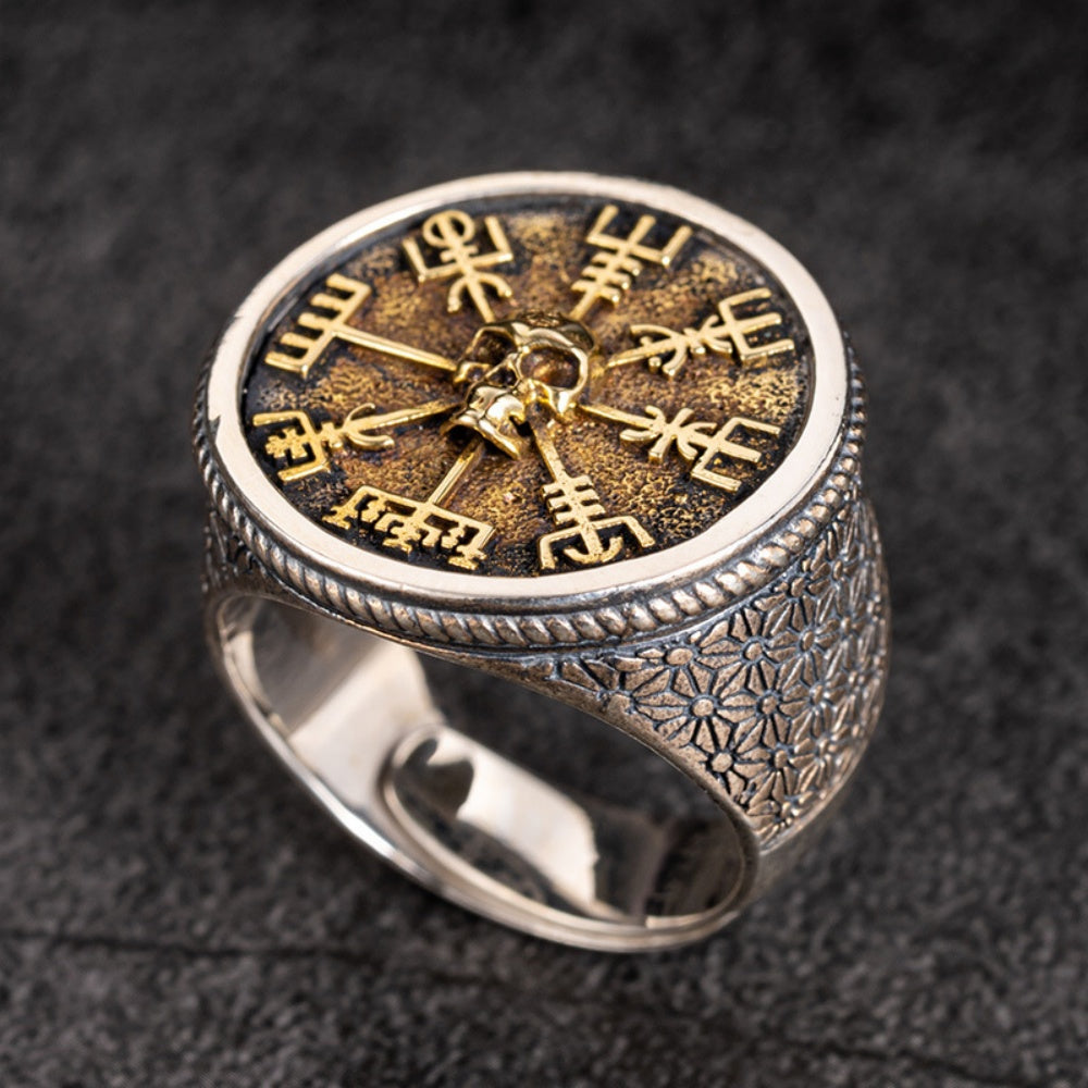 BAGUE CRANE BOUSSOLE VIKING