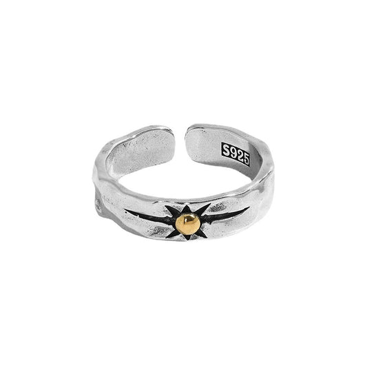 BAGUE ETOILE EN ARGENT 925